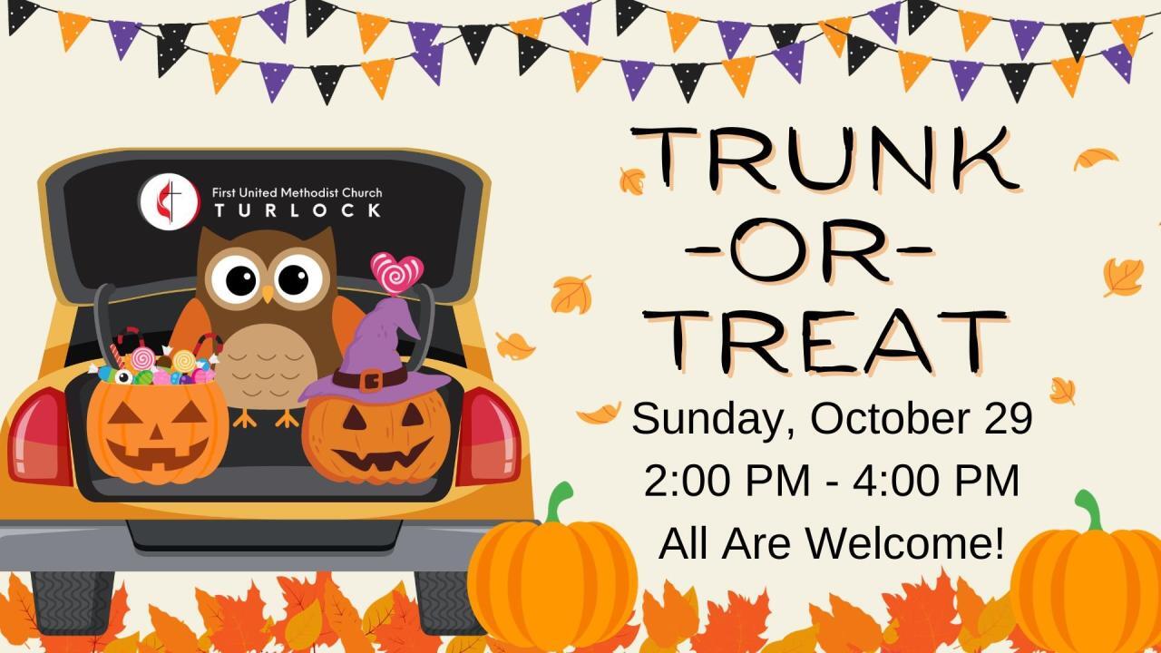 Trunk or Treat — The First United Methodist Church Trunk or Treat — The First United Methodist Church